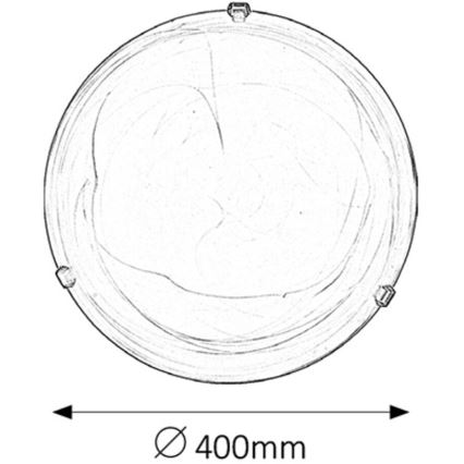 Rabalux - Stropní svítidlo 2xE27/60W/230V alabastrové sklo