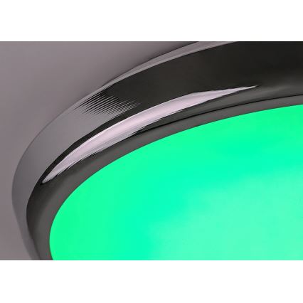 Rabalux - LED RGB Koupelnové stropní svítidlo LED/18W/230V pr. 30 cm 3000-6500K IP44 + dálkové ovládání