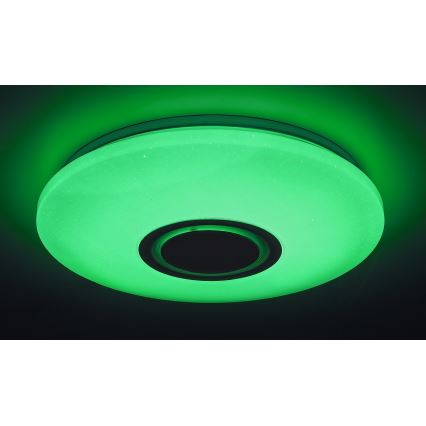 Rabalux - LED RGB Stmívatelné stropní svítidlo s reproduktorem LED/24W/230V + DO Wi-Fi