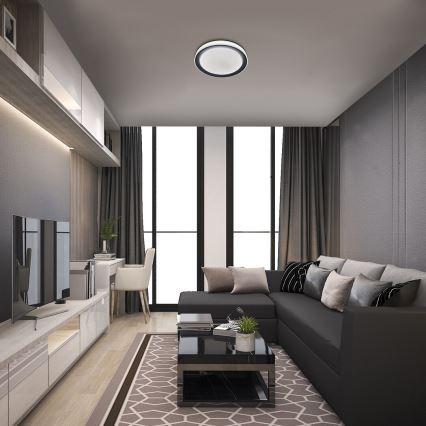 Rabalux - LED RGB Stmívatelné stropní svítidlo LED/40W/230V 2700-6500K Wi-Fi Tuya  + dálkové ovládání