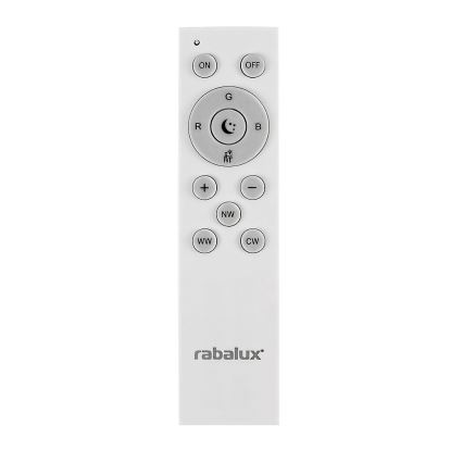 Rabalux - LED RGB Stmívatelné stropní svítidlo LED/40W/230V 2700-6500K Wi-Fi Tuya  + dálkové ovládání