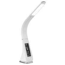 Rabalux 3516 - LED Stmívatelná dotyková stolní lampa s displejem LIONEL LED/5W/230V bílá