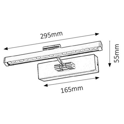 Rabalux - LED Obrazové svítidlo LED/5W/230V