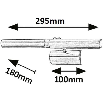 Rabalux - LED Obrazové svítidlo 2xG9/2W/230V