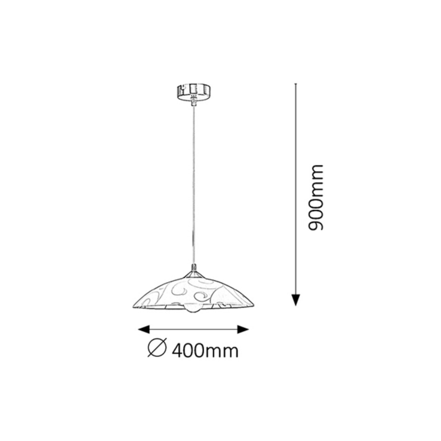 Rabalux - Lustr 1xE27/60W/230V