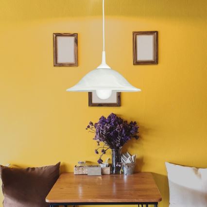 Rabalux - Lustr 1xE27/60W/230V alabastrové sklo