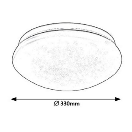 Rabalux - LED Stropní svítidlo LED/18W/230V