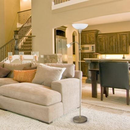 Rabalux - Stojací lampa 1xE27/60W+1xE14/40W