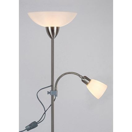 Rabalux - Stojací lampa 1xE27/60W+E14/40W