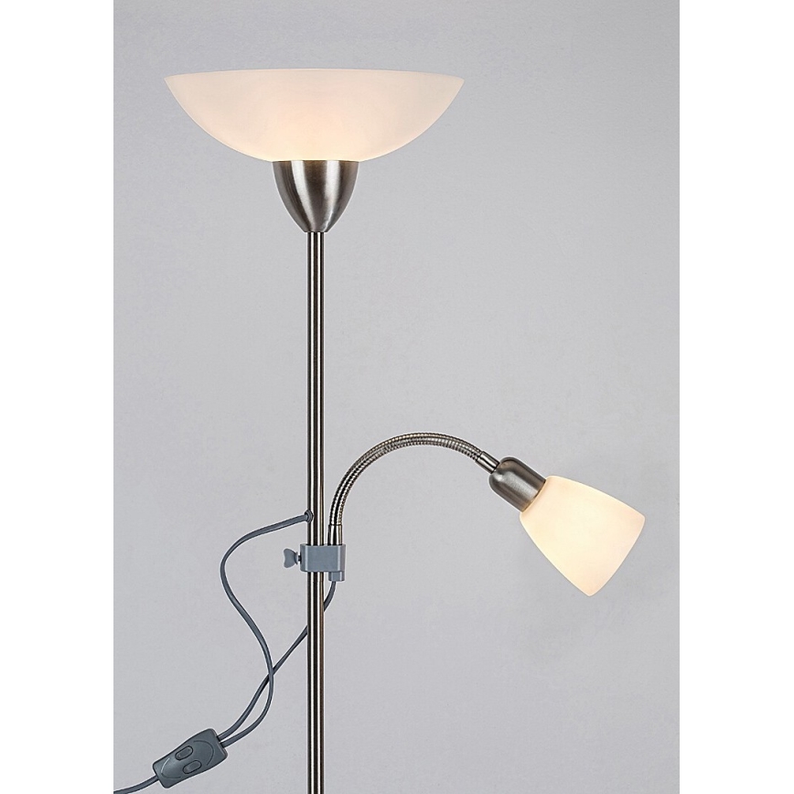 Rabalux - Stojací lampa 1xE27/60W+E14/40W