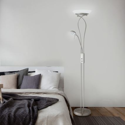 Rabalux - Stmívatelná stojací lampa 1xR7s/230W + 1xG9/40W