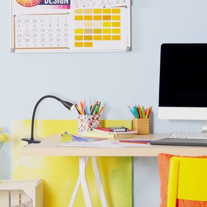 Rabalux 4197 - LED Stolní lampa s klipem JEFF 1xLED/4,5W/230V