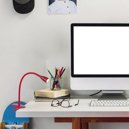 Rabalux 4198 - LED Stolní lampa s klipem JEFF 1xLED/4,5W/230V