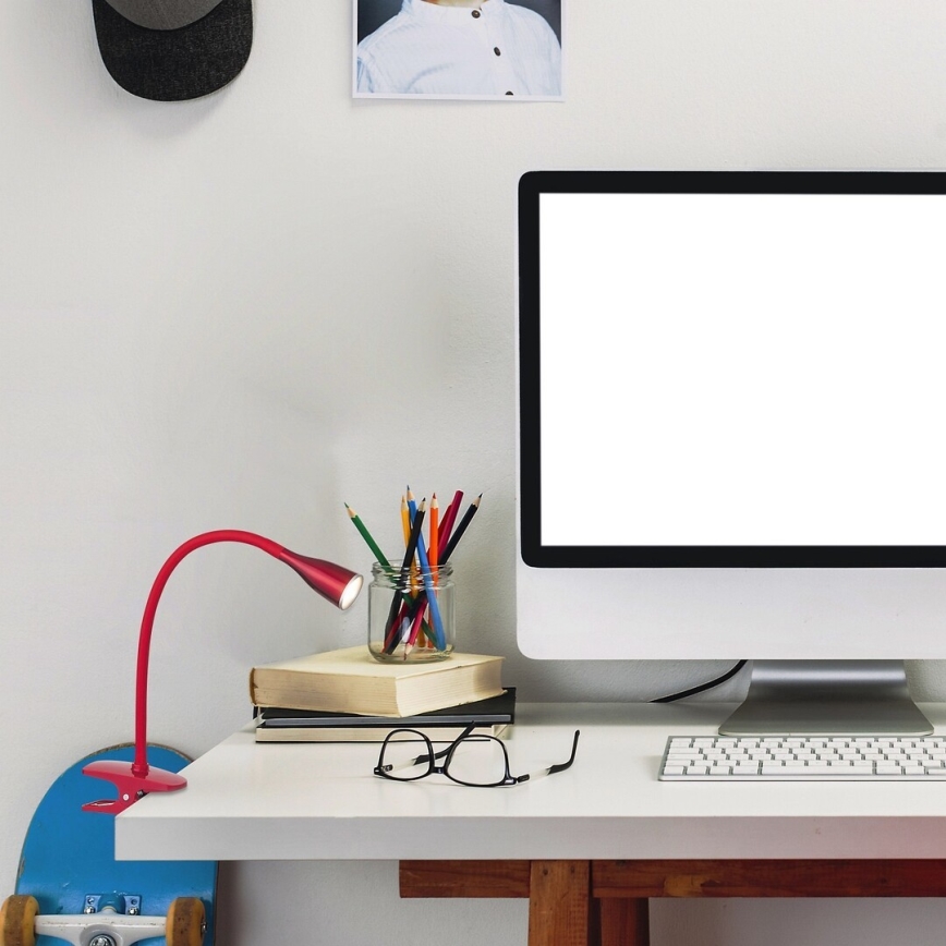 Rabalux 4198 - LED Stolní lampa s klipem JEFF 1xLED/4,5W/230V