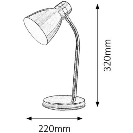 Rabalux - Stolní lampa 1xE14/40W/230V