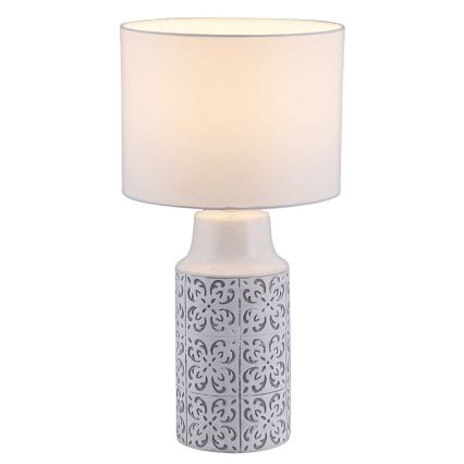 Rabalux - Stolní lampa AGNES 1xE27/60W/230V šedá