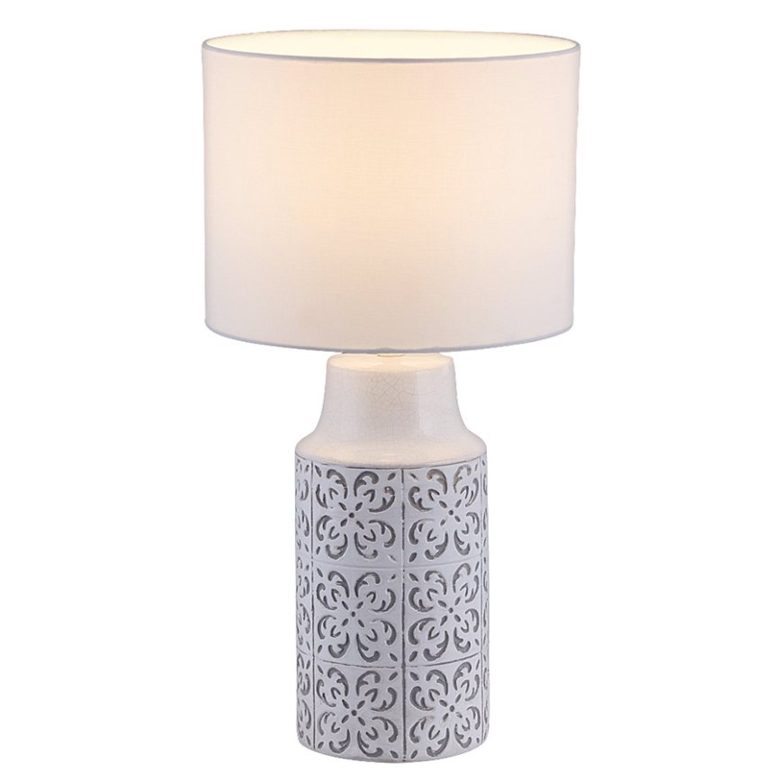 Rabalux - Stolní lampa AGNES 1xE27/60W/230V šedá