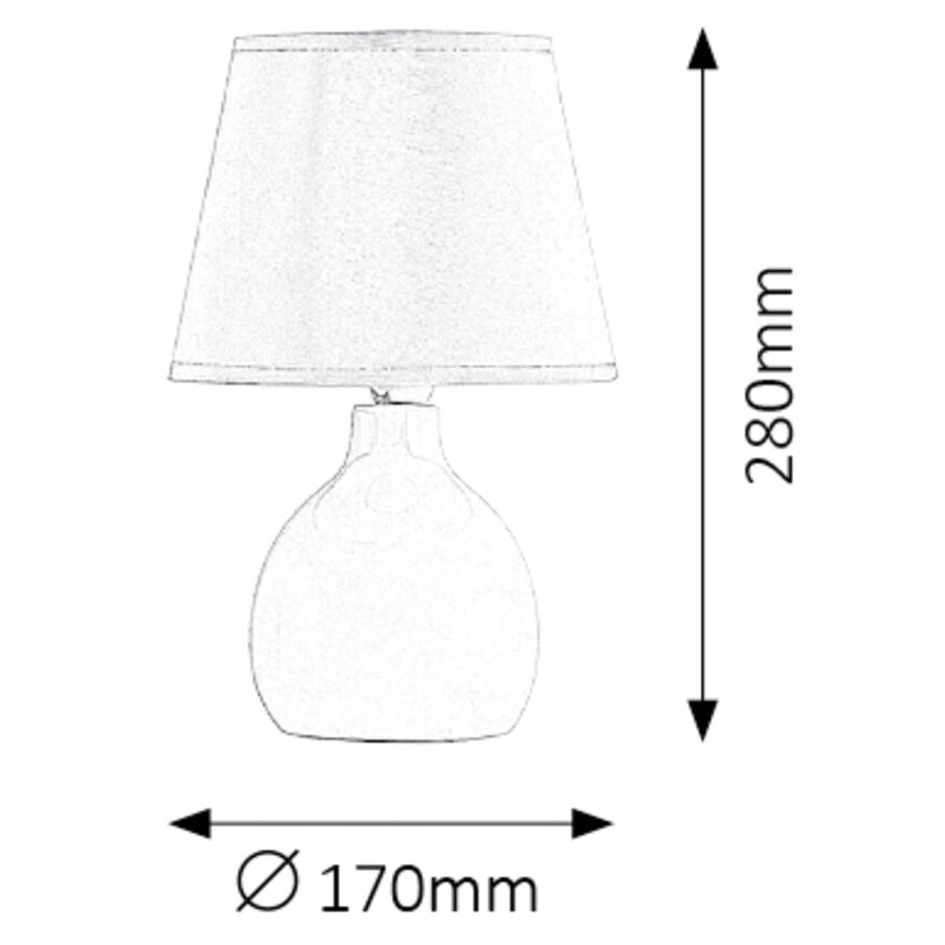 Rabalux - Stolní lampa 1xE14/40W/230V