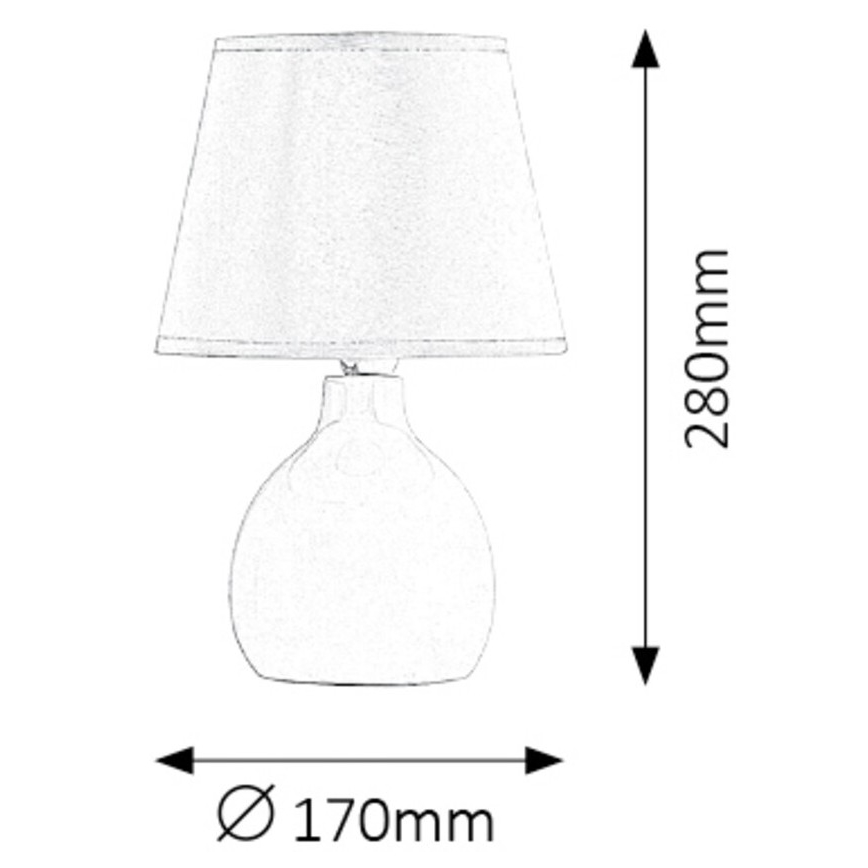 Rabalux - Stolní lampa 1xE14/40W/230V