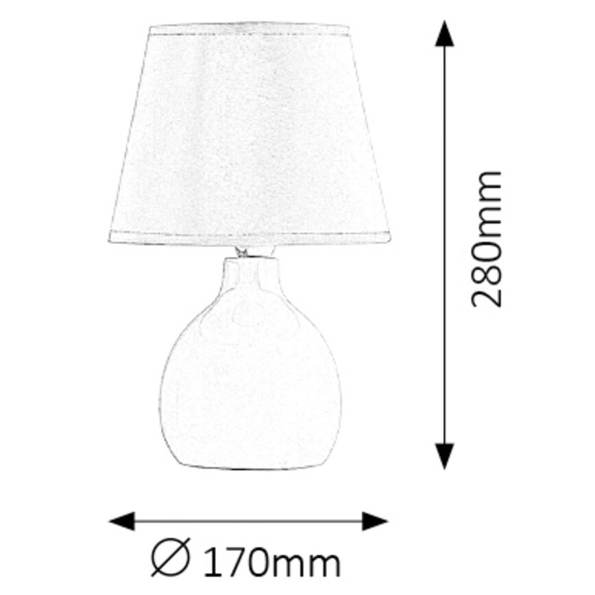 Rabalux - Stolní lampa 1xE14/40W/230V