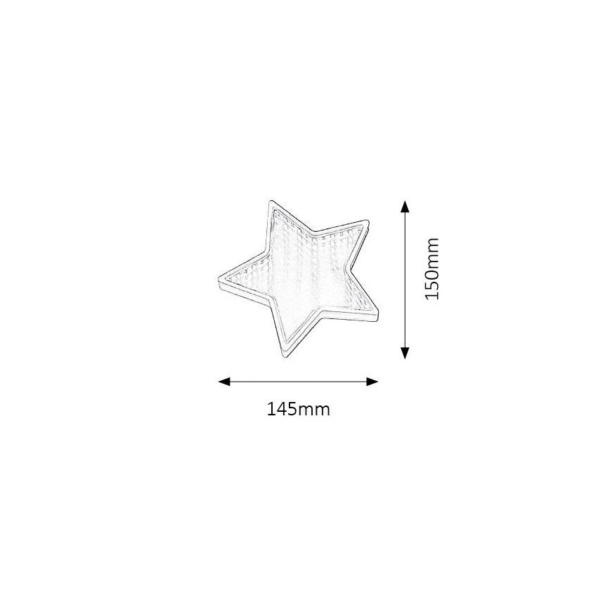 Rabalux - LED Dětská stolní lampička 1xLED/0,5W/3xAAA