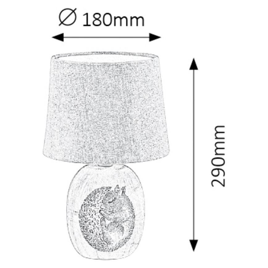 Rabalux - Dětská stolní lampa 1xE14/40W/230V