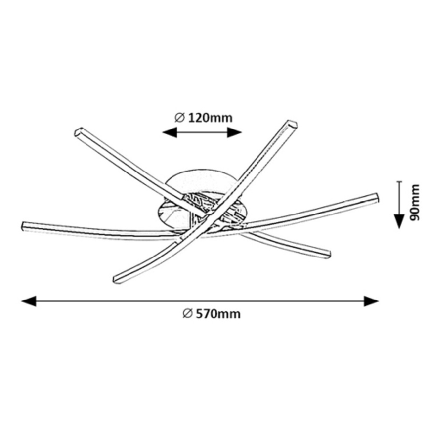 Rabalux - LED Stropní svítidlo LED/21W/230V 4000K