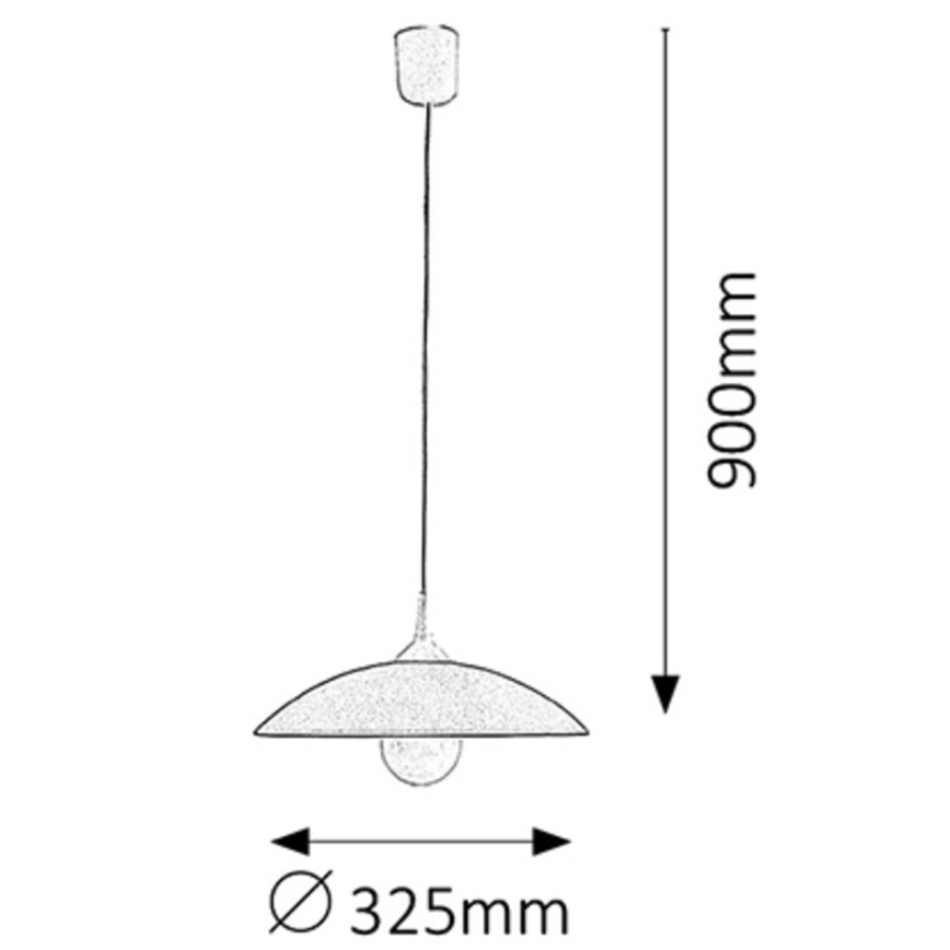 Rabalux - Lustr 1xE27/60W/230V
