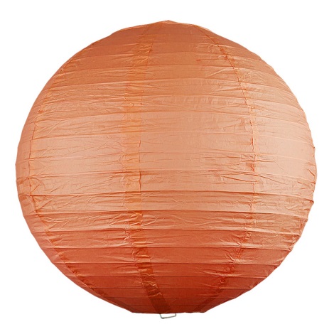 Rabalux 4896 - Stínidlo RICE oranžová E27 pr.40 cm