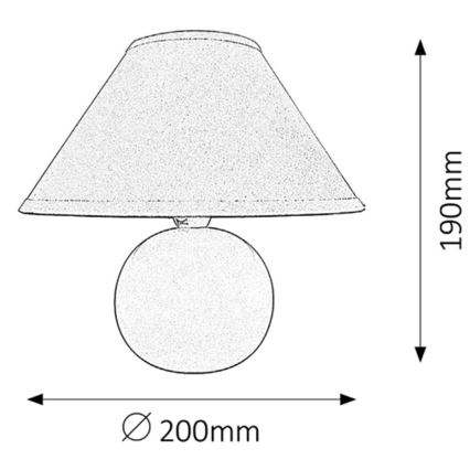 Rabalux - Stolní lampa 1xE14/40W/230V