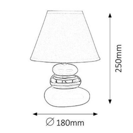 Rabalux - Stolní lampa 1xE14/40W/230V