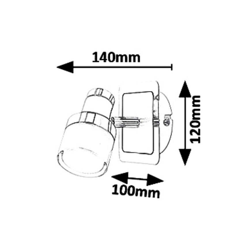 Rabalux - LED Nástěnné bodové svítidlo LED/5W/230V IP44