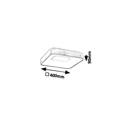 Rabalux - LED Stropní svítidlo CARMELA LED/30W/230V 40x40 cm