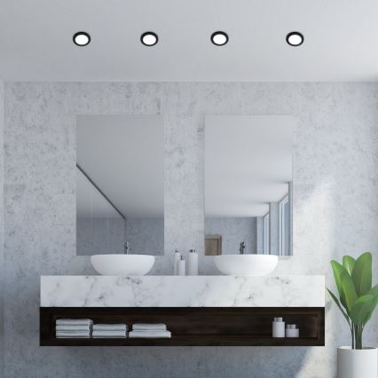 Rabalux - LED Koupelnové podhledové svítidlo LED/3W/230V IP44 černá