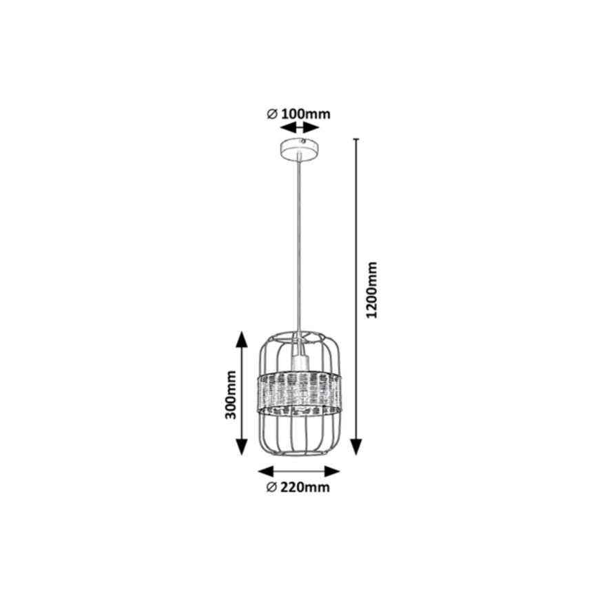 Rabalux - Lustr na lanku 1xE27/40W/230V