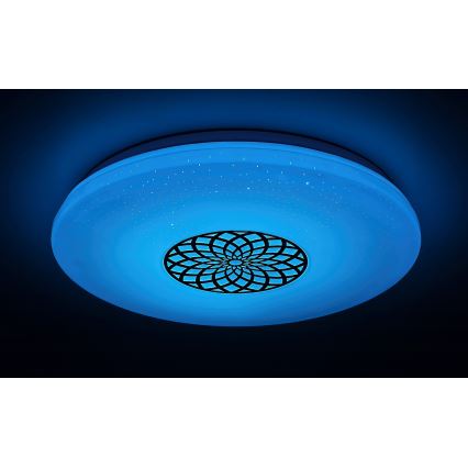 Rabalux - LED RGB Stmívatelné stropní svítidlo LED/24W/230V Wi-Fi 3000-6500K pr. 39,5 cm + dálkové ovládání