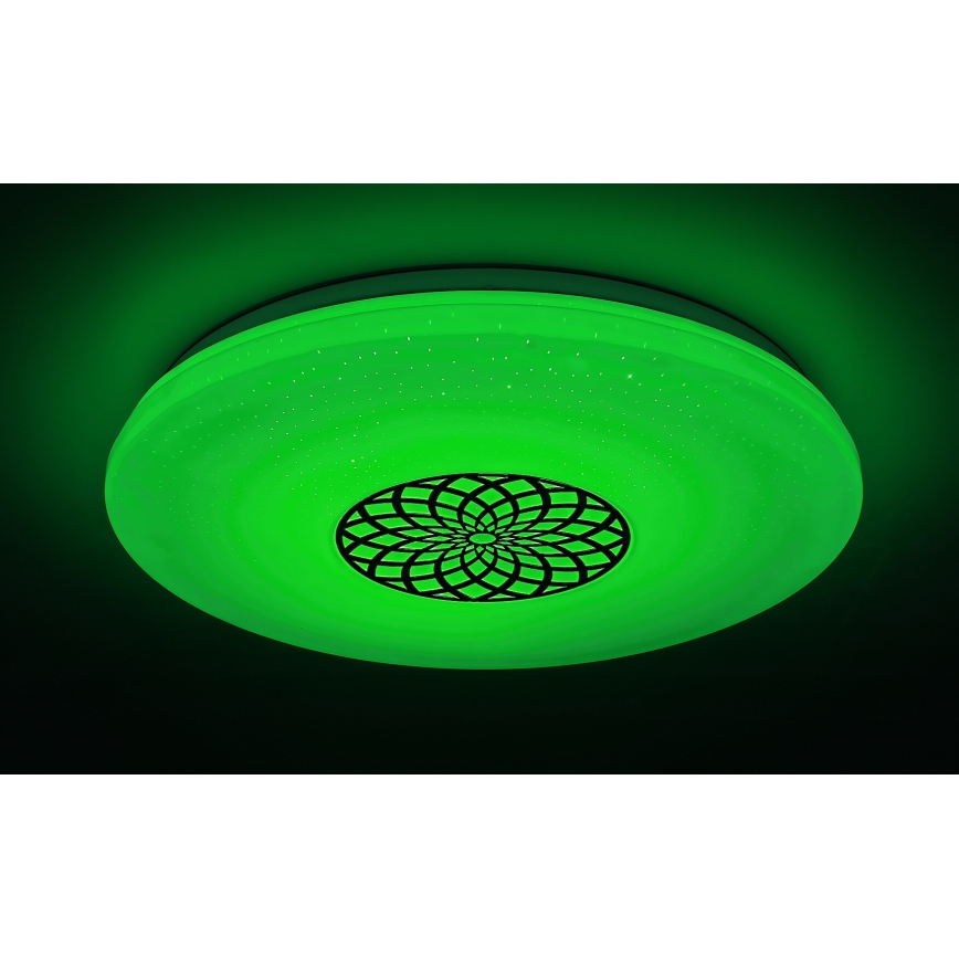 Rabalux - LED RGB Stmívatelné stropní svítidlo LED/24W/230V 3000-6500K Wi-Fi Tuya pr. 39,5 cm + dálkové ovládání