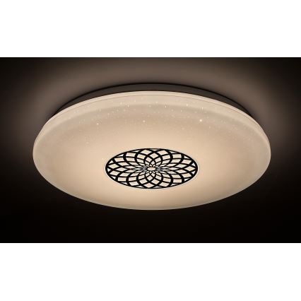 Rabalux - LED RGB Stmívatelné stropní svítidlo LED/24W/230V Wi-Fi 3000-6500K pr. 39,5 cm + dálkové ovládání