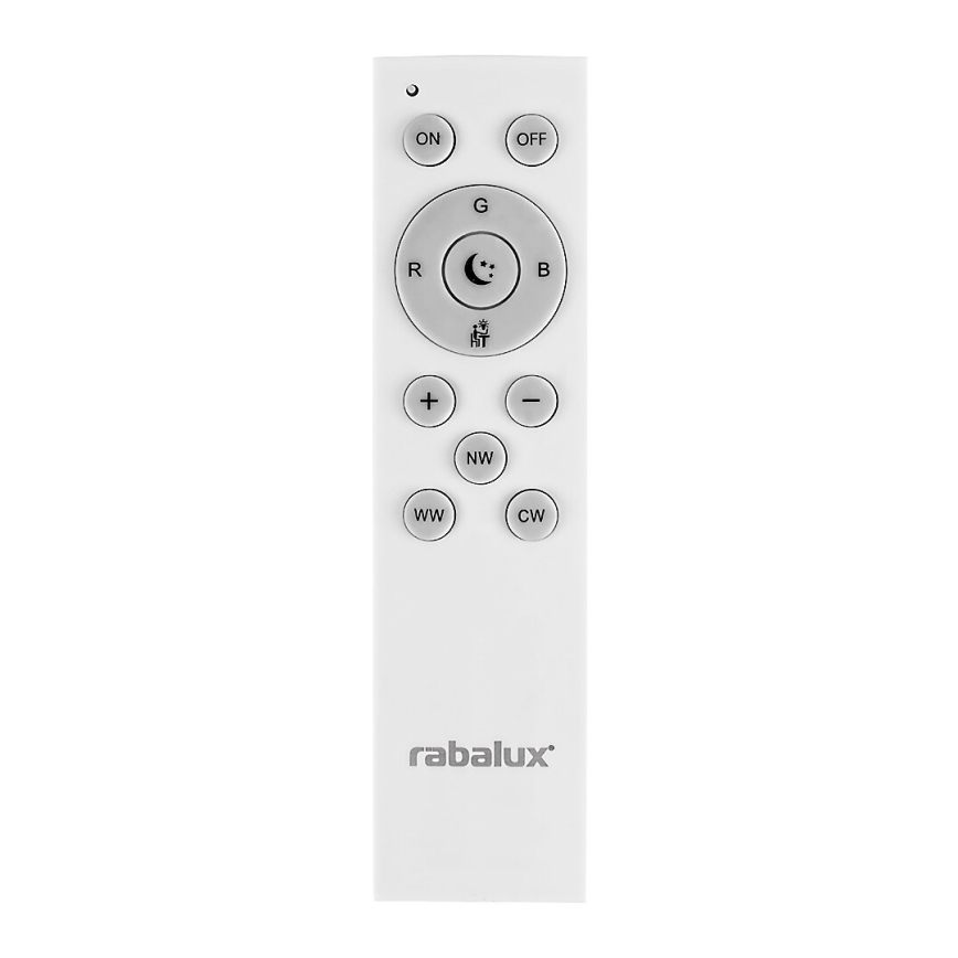 Rabalux - LED RGB Stmívatelné stropní svítidlo LED/24W/230V 3000-6500K Wi-Fi Tuya pr. 39,5 cm + dálkové ovládání