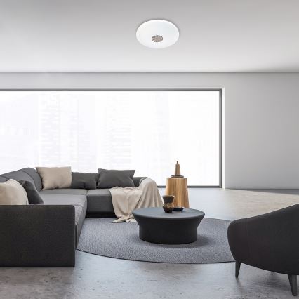 Rabalux - LED RGB Stmívatelné stropní svítidlo LED/40W/230V 3000-6500K Wi-Fi Tuya pr. 60 cm + dálkové ovládání