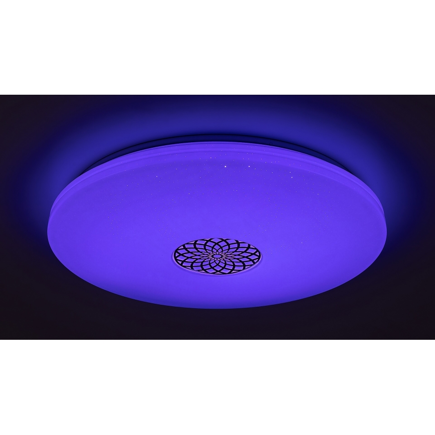 Rabalux - LED RGB Stmívatelné stropní svítidlo LED/40W/230V 3000-6500K Wi-Fi Tuya pr. 60 cm + dálkové ovládání