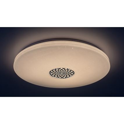 Rabalux - LED RGB Stmívatelné stropní svítidlo LED/40W/230V 3000-6500K Wi-Fi Tuya pr. 60 cm + dálkové ovládání