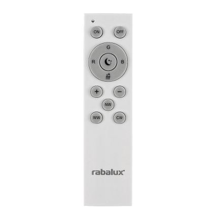 Rabalux - LED RGB Stmívatelné stropní svítidlo LED/40W/230V 3000-6500K Wi-Fi Tuya pr. 60 cm + dálkové ovládání