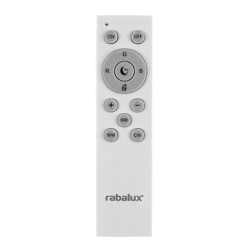 Rabalux - LED RGB Stmívatelné stropní svítidlo LED/40W/230V 3000-6500K Wi-Fi Tuya pr. 60 cm + dálkové ovládání