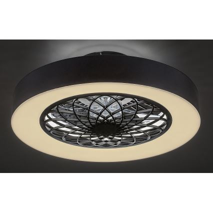 Rabalux - LED Stmívatelné stropní svítidlo s ventilátorem LED/35W/230V 3000-6000K + dálkové ovládání