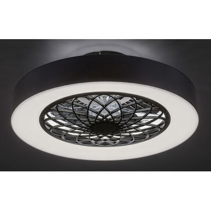 Rabalux - LED Stmívatelné stropní svítidlo s ventilátorem LED/35W/230V 3000-6000K + dálkové ovládání