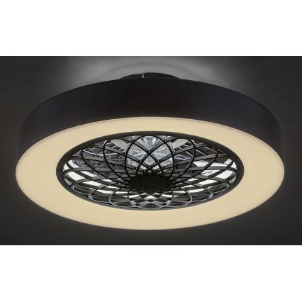 Rabalux - LED Stmívatelné stropní svítidlo s ventilátorem LED/35W/230V 3000-6000K + dálkové ovládání