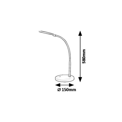 Rabalux - LED Dotyková stmívatelná stolní lampa LED/7,5W/230V