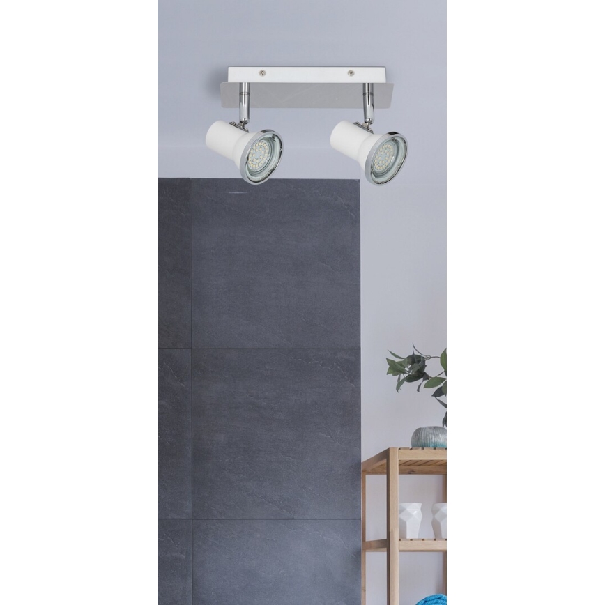 Rabalux 5498 - LED Koupelnové bodové svítidlo STEVE 2xGU10/4,5W/230V