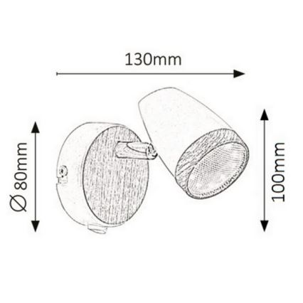 Rabalux - LED Nástěnné svítidlo LED/4W/230V